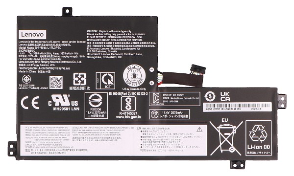 5B10W67369 Batterij (3 cellen)