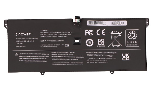 L16M4P60 Batterij (4 cellen)