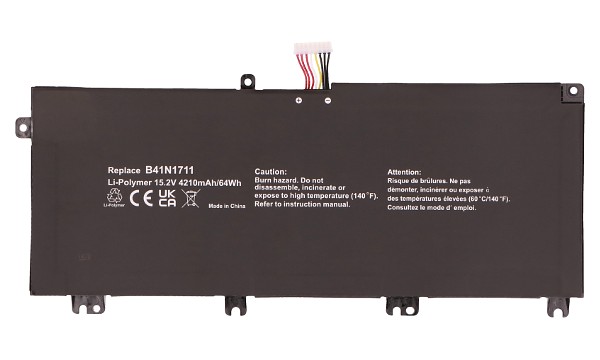 TUF FX503VM Batterij (4 cellen)