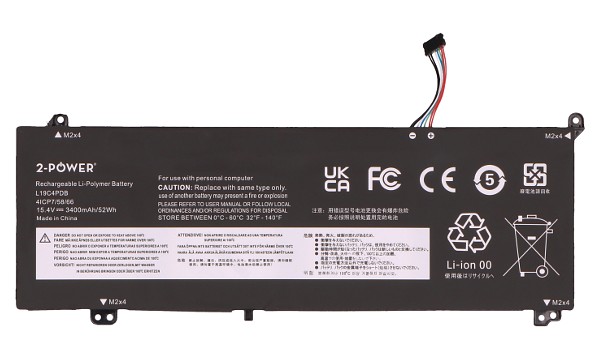 5B11N52069 Batterij (4 cellen)