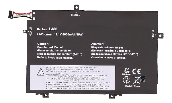 5B10W13896 Batterij (3 cellen)