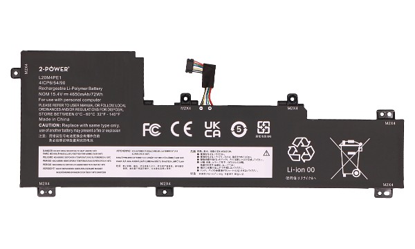 SB11B66556 Batterij (4 cellen)