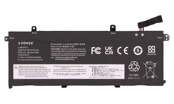 ThinkPad P43s 20RJ Batterij (3 cellen)